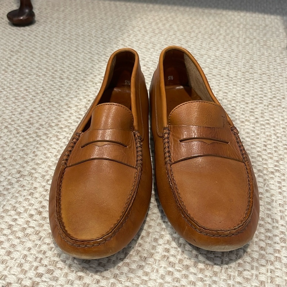 TOD’s Leather Driver Penny Loafers